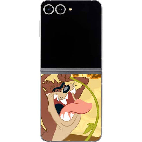 Looney Tunes Tasmanian Devil Rope Swing Galaxy Z Flip6 Skin